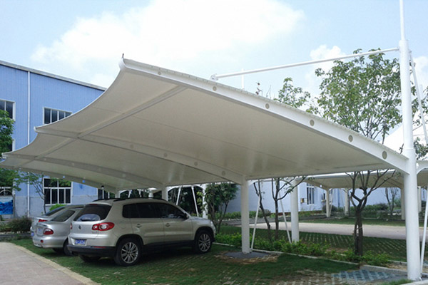 海南膜結構停車棚定制（海口張拉膜廠家定做）流程