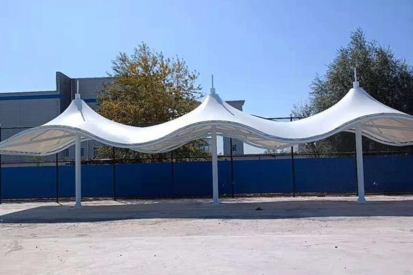 海南膜結構的安裝步驟