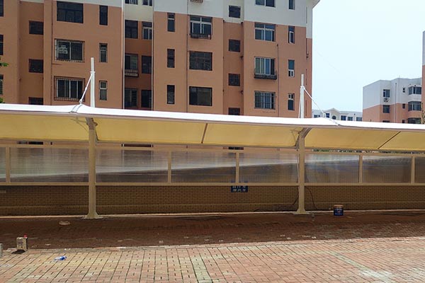 海口膜結構車棚的維護