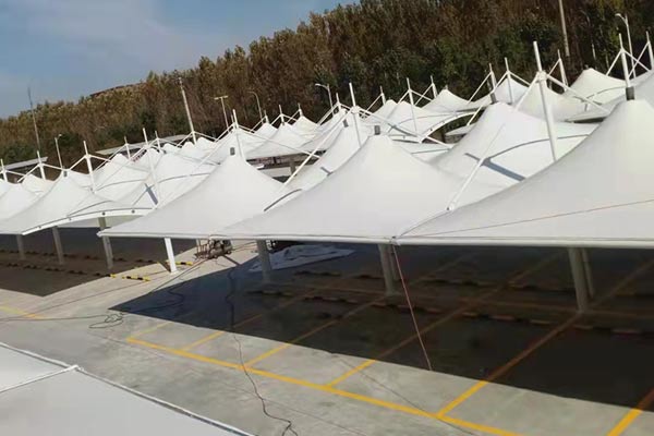 海口膜結構車棚為什么受到市場的青睞