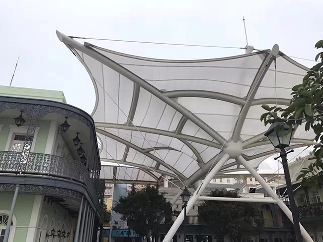 膜結構遮陽罩棚 膜結構遮陽罩棚