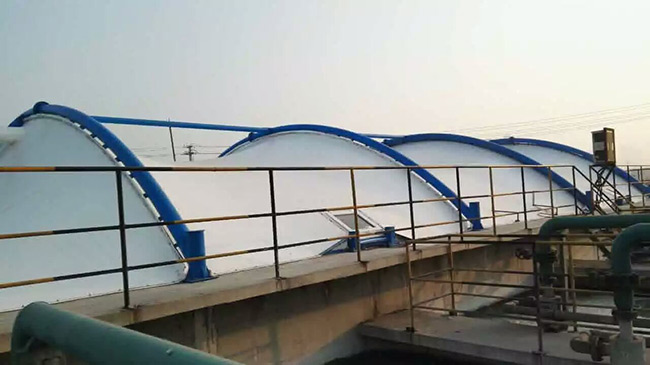 膜結(jié)構(gòu)污水池加蓋