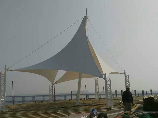 膜結構景觀遮陽棚