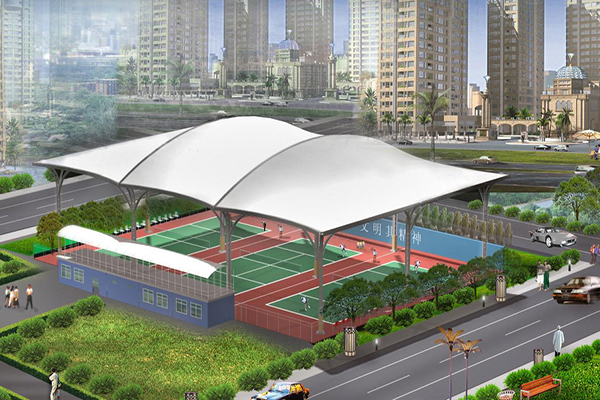 海口張拉膜分享網球場選用張拉膜的好處有哪些