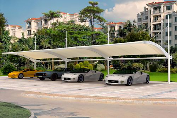 暢享智能時代，海口膜結構車棚守護您的座駕