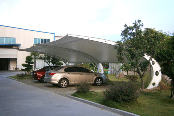 海口膜結構車棚為你的座駕安全保駕護航